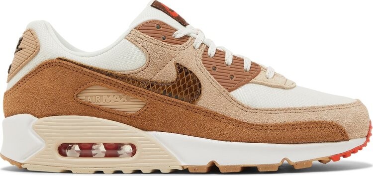 

Кроссовки Wmns Air Max 90 AMD 'Brown Snakeskin', коричневый