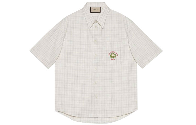 Футболка женская GUCCI Ecru, Классический стиль, Экрю — фото 2