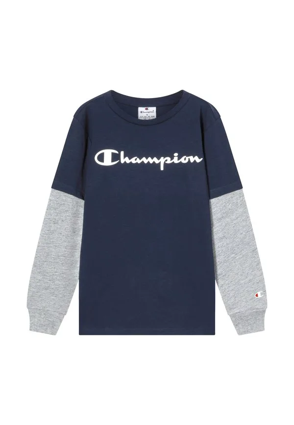 Рубашка с длинным рукавом и надписью "магазин книг" Champion, Dark Blue — фото 4