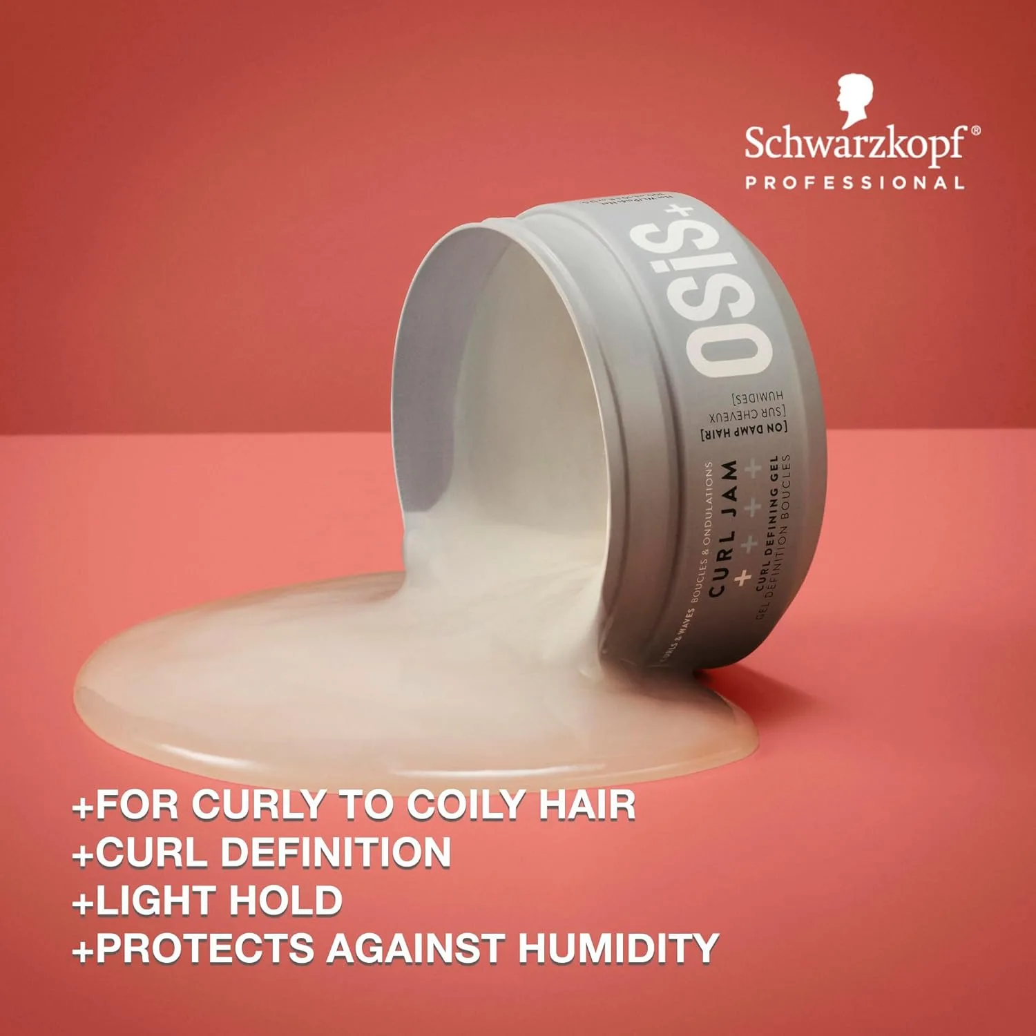 OSiS+ Curl Jam - Увлажняющий гель для формирования локонов, подходящий для всех типов кудрявых волос. — фото 2