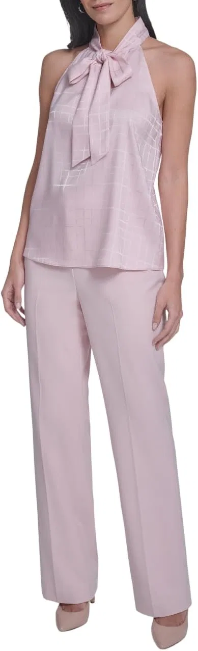 Блуза жаккардовая, Calvin Klein, цвет лепесток