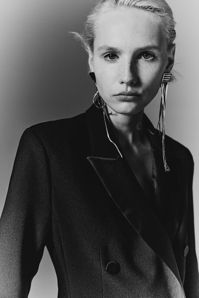 

Платье смокинг H&M, черный