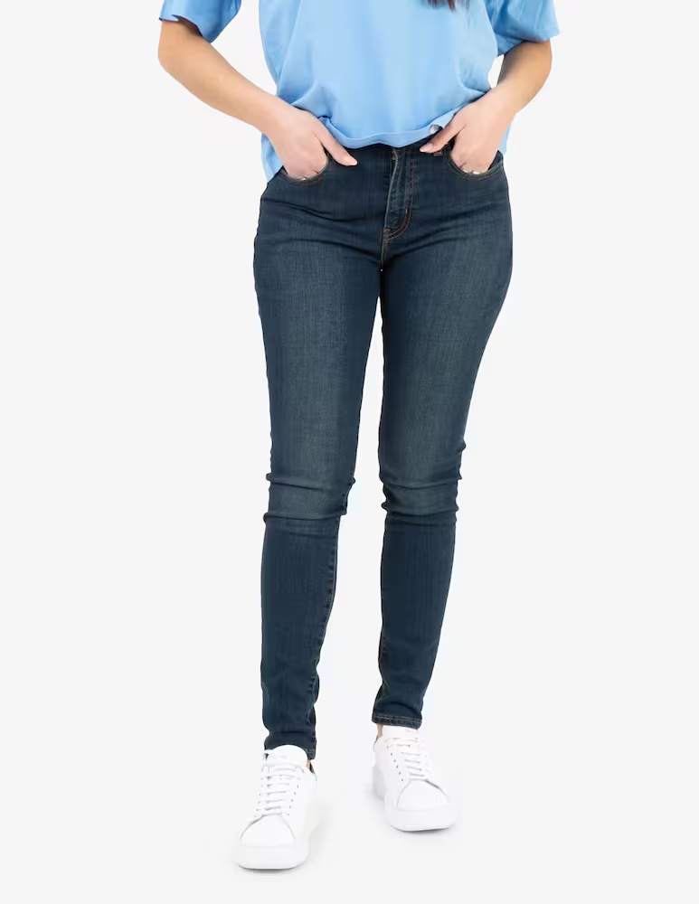 

Джинсы скинни с высокой посадкой 721 Levi's, синий