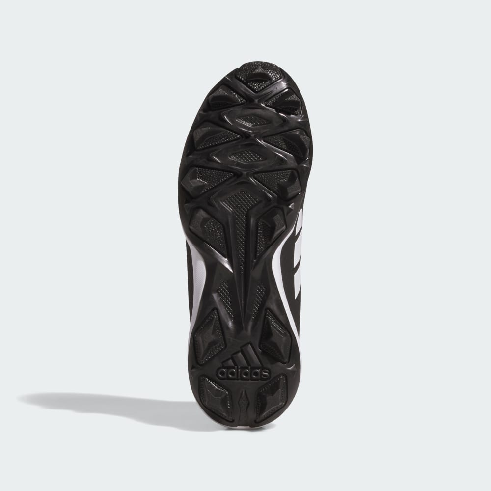 Бутсы Adidas Adizero Impact.2 Molded Rubber Football Cleats Kids, цвет Core Black/Cloud White/Core Black — фото 3