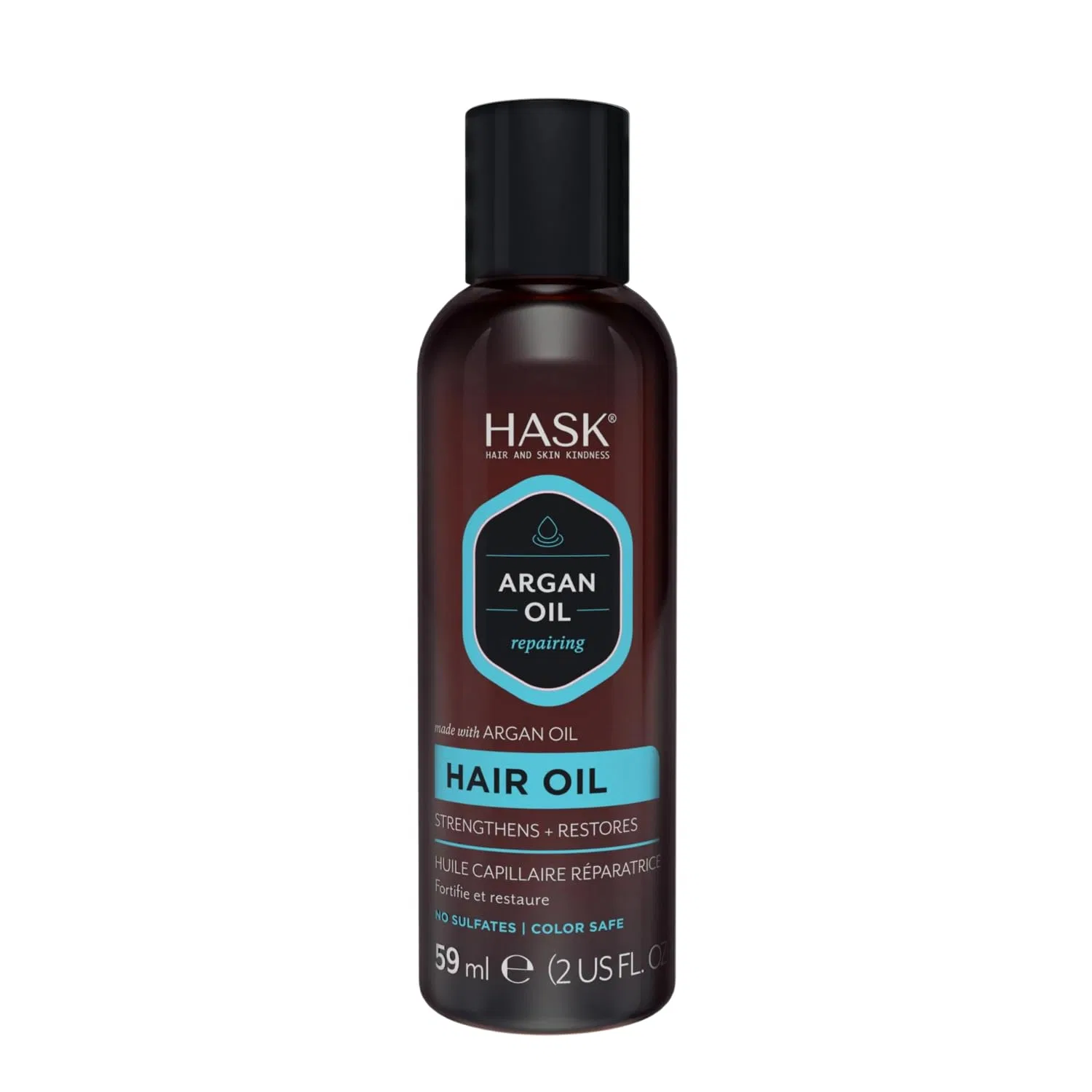 Восстанавливающее масло для блеска волос с аргановым маслом от Hask Hask — фото 4