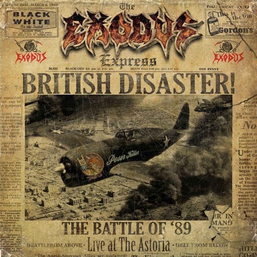 

Виниловая пластинка LP British Disaster! The Battle Of '89: Live At The Astoria [Gold Vinyl] - Exodus