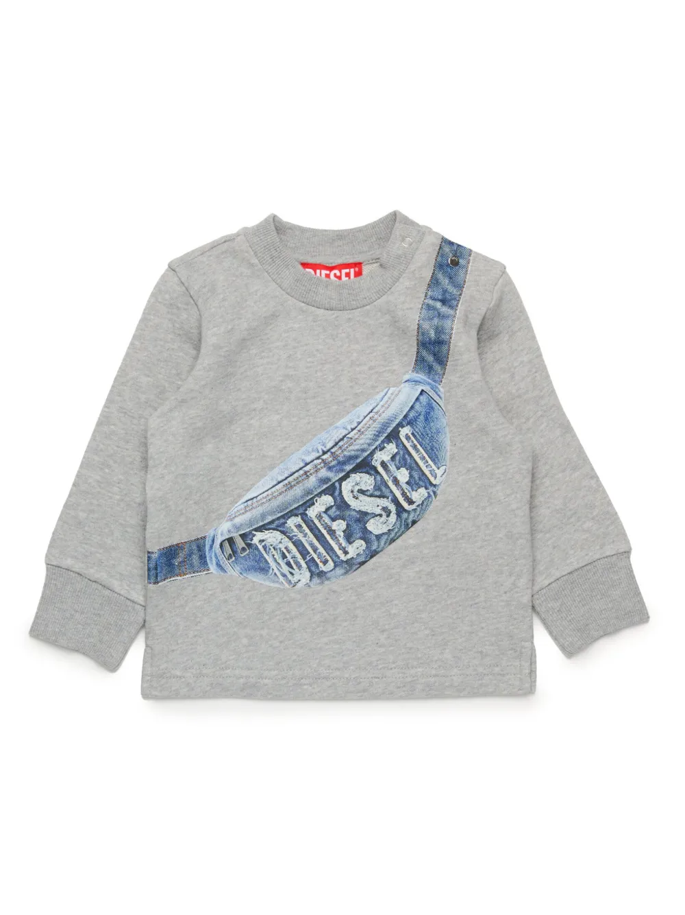 

Толстовка с логотипом Diesel Kids, серый