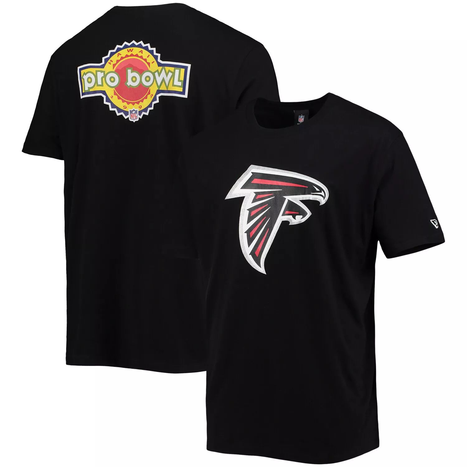 

Мужская черная футболка Atlanta Falcons 1994 Pro Bowl New Era, Черный, Мужская черная футболка Atlanta Falcons 1994 Pro Bowl New Era