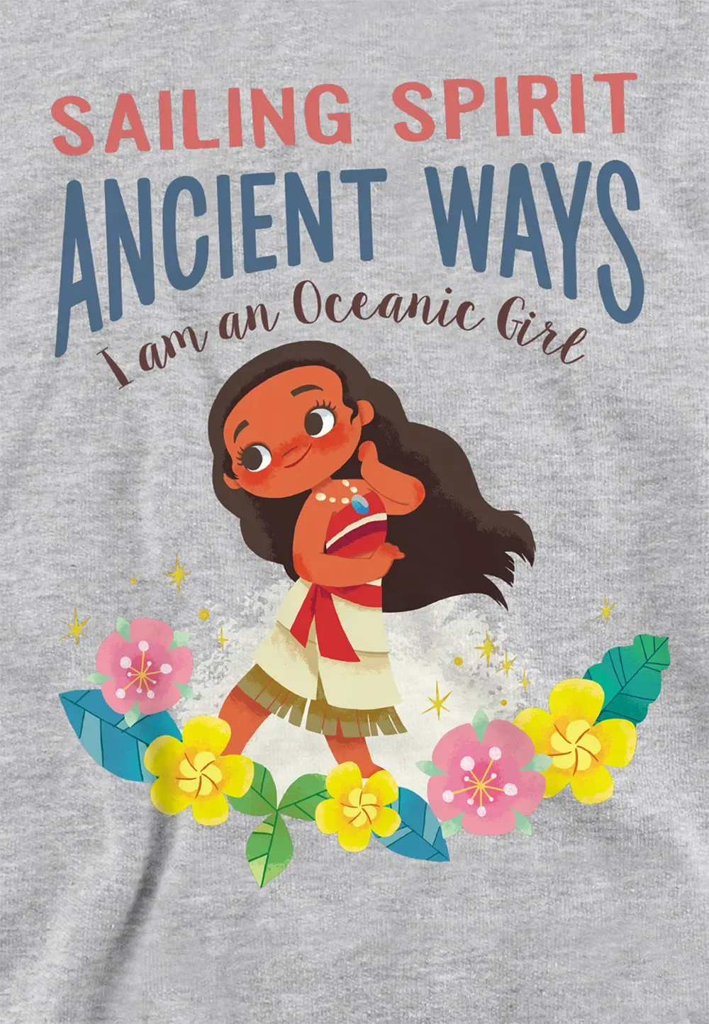 Детская худи Moana Sailing Spirit Disney, серый — фото 2