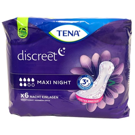 

DISCREET MAXI NIGHT 6 прокладок Tena