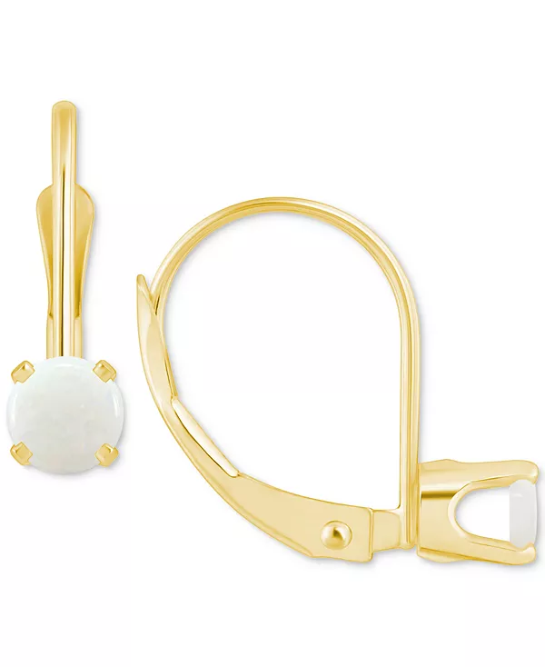 

Серьги с аметистом-солитером (1/2 карата) из 14-каратного золота (также с дополнительными драгоценными камнями) Macy'S, opal