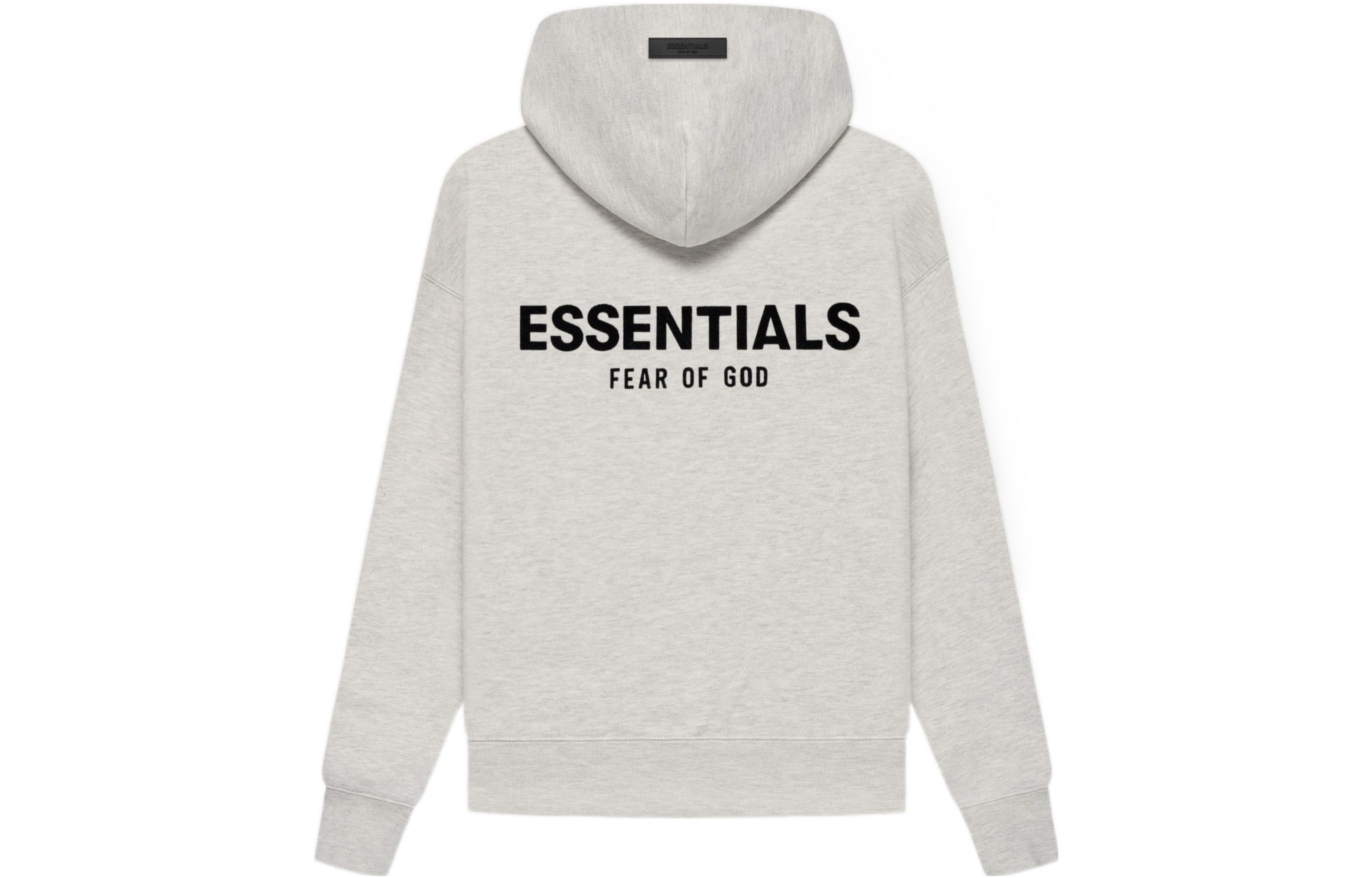 Свитшот SS22 Light Oat детский Fear Of God Essentials, светло- серовато-бежевый — фото 3