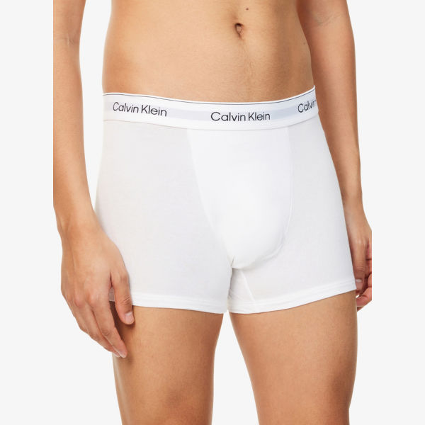 Трусы Icon Calvin Klein расслабленного кроя, белый — фото 4