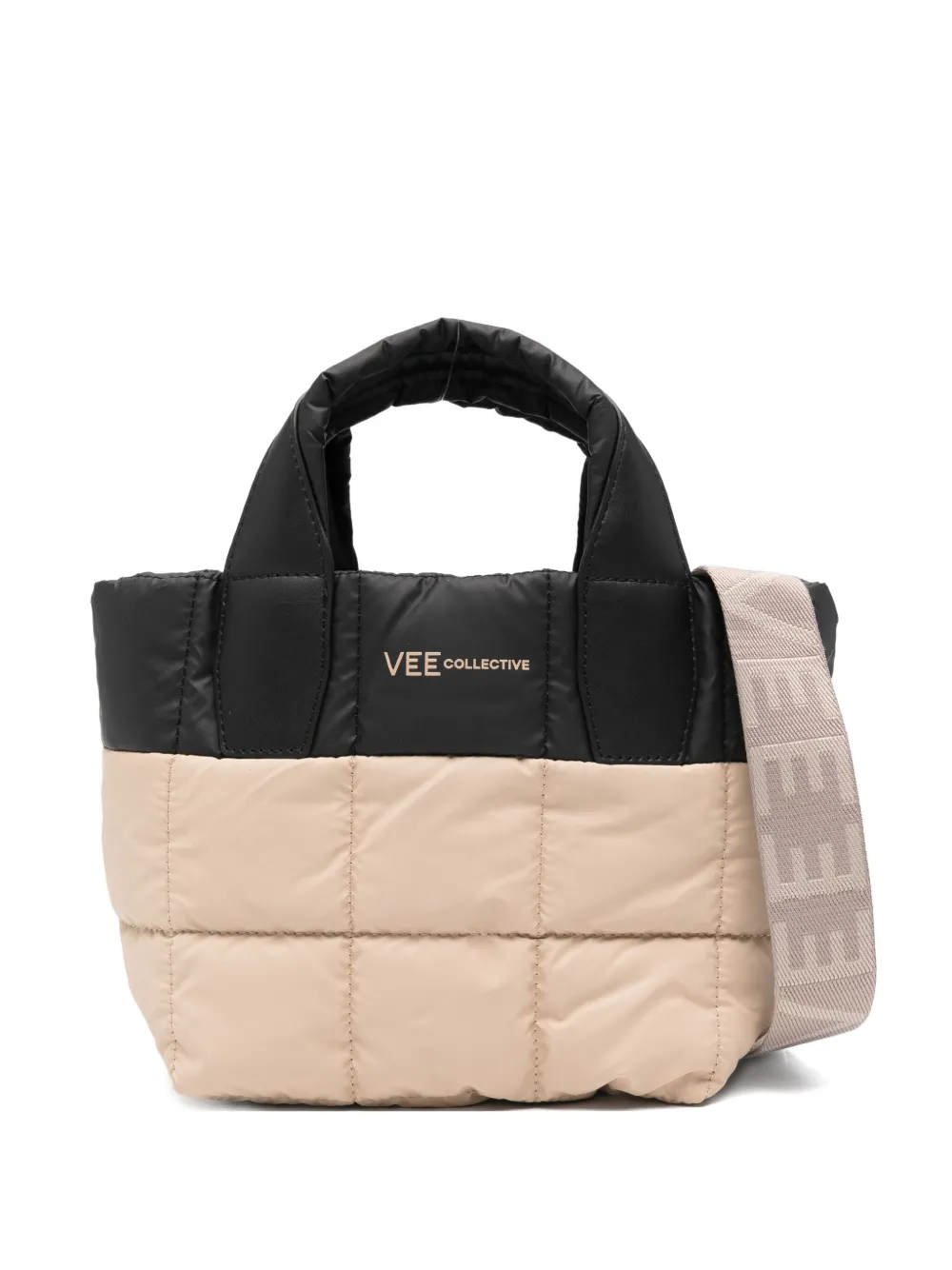 

Стеганая сумка-тоут Veecollective, нейтральный