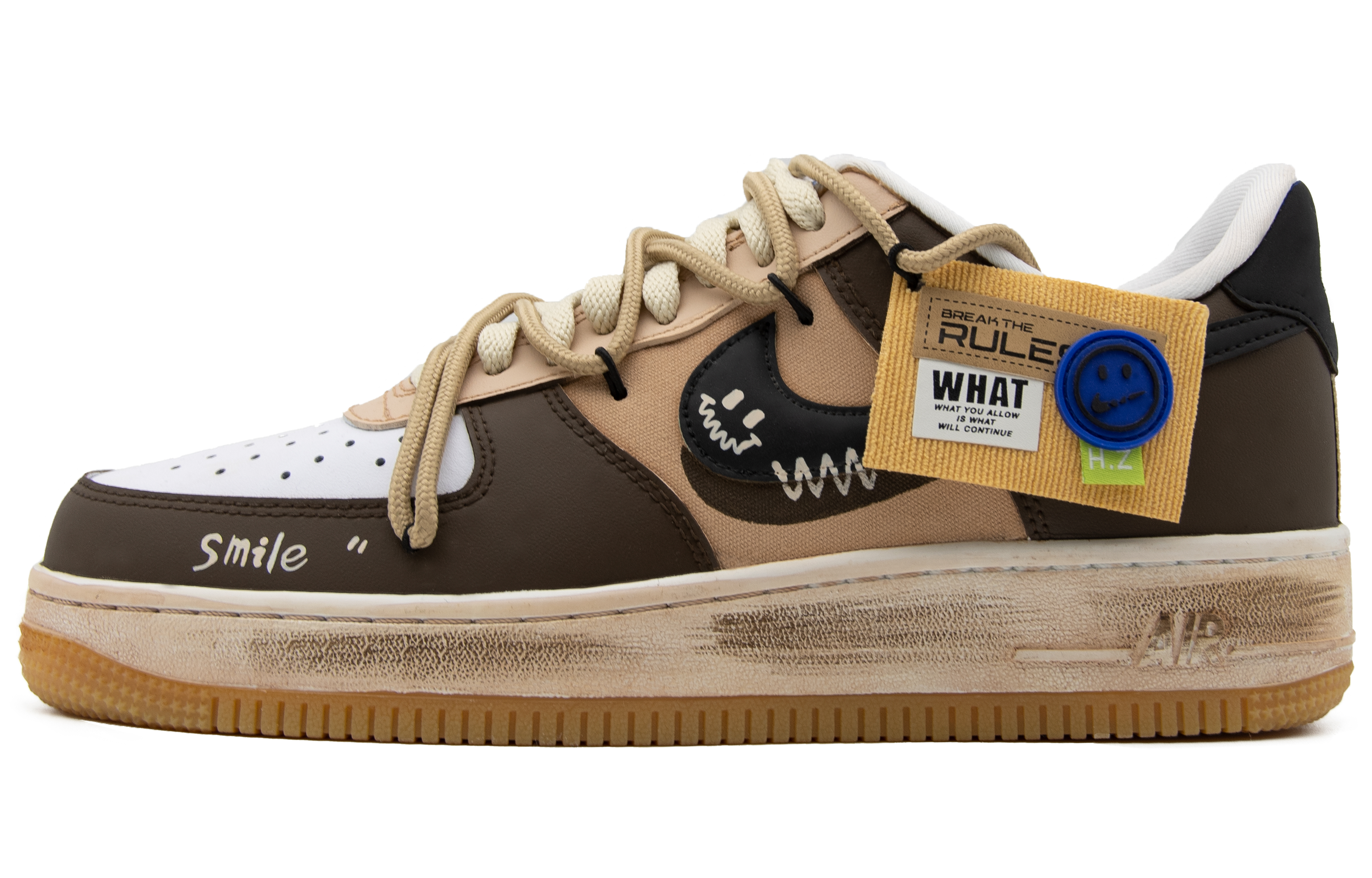 

Женские кроссовки для скейтбординга Nike Air Force 1, Brown