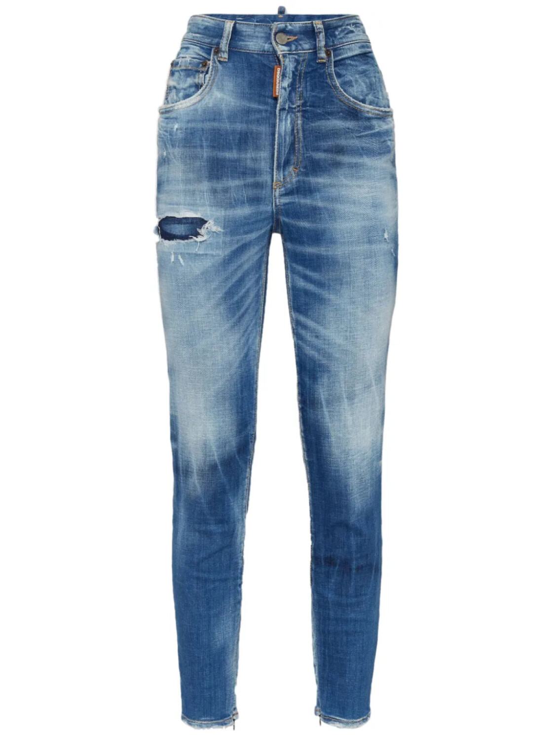 

DSQUARED2 джинсы с нашивкой-логотипом, синий