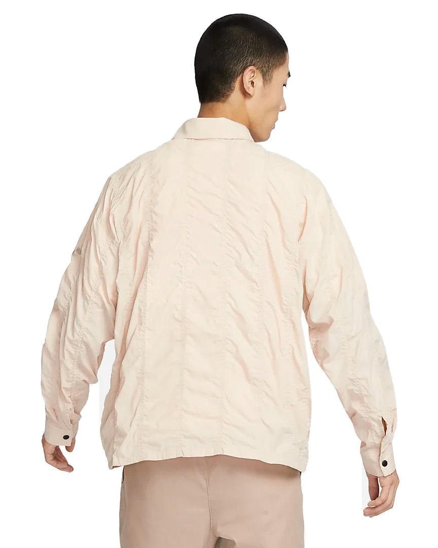 Спортивный топ Nike Sportswear Tech Pack Woven Long-Sleeve Top 'Beige' FB7364-126, бежевый — фото 4