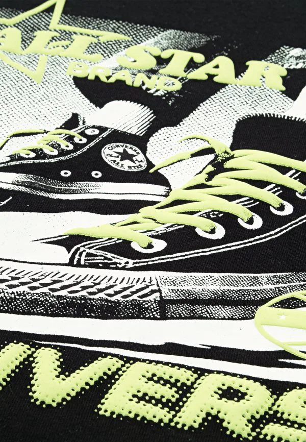 Футболка с фотореалистичным принтом Converse, Black — фото 3