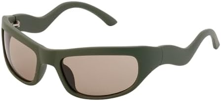 

Модные прямоугольные солнцезащитные очки для женщин и мужчин, прямоугольные солнцезащитные очки для мужчин, панк-солнцезащитные очки с волнистыми дужками MTZJH, C4greengray