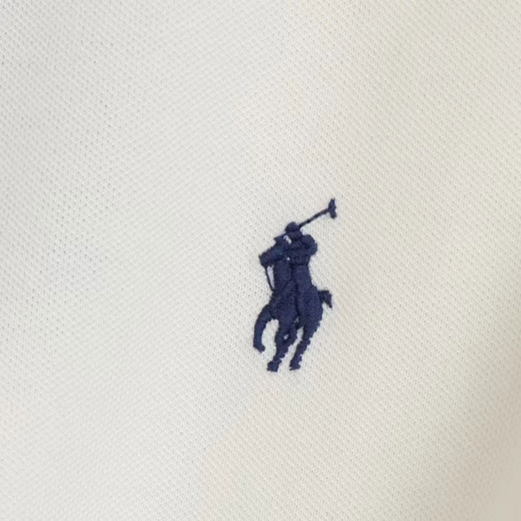 Классическая поло Polo Ralph Lauren, Экрю — фото 3