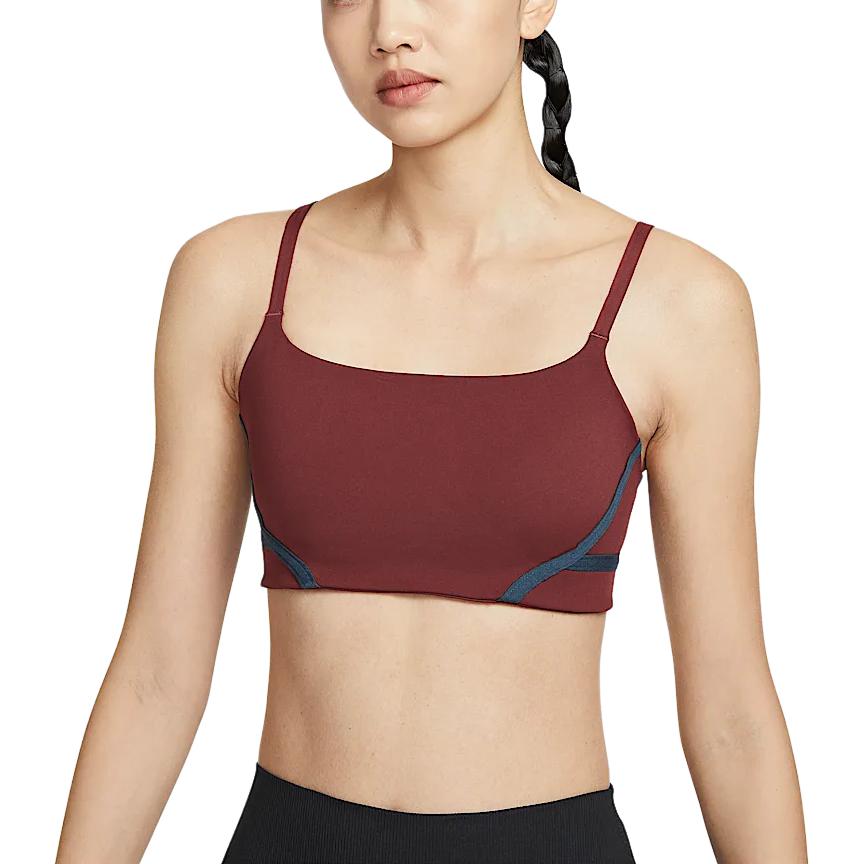 

Женский спортивный бра Light Support Lightly Lined с возможностью трансформации Nike, красный