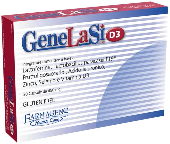 

Genelasi D3 20 капсул для здоровья кишечника