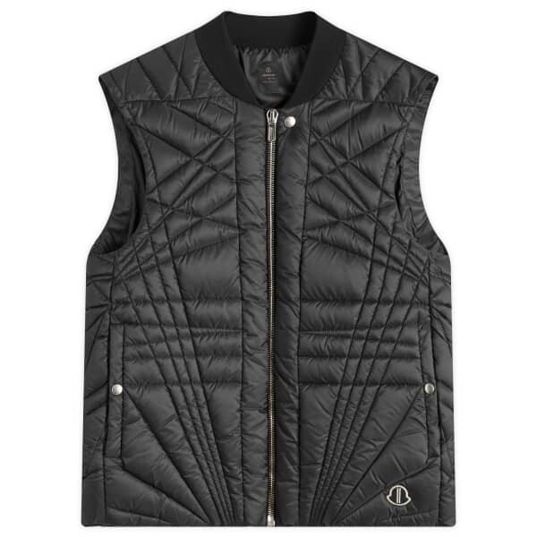 

Летный жилет X moncler megapenta Rick Owens, черный