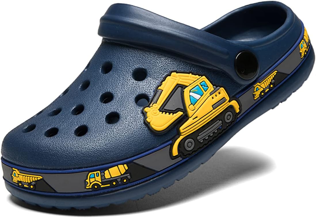 

Детские сабо FolHaoth, милые мультяшные, для мальчиков и девочек, садовые сабо для малышей, нескользящие, дышащие, сандалии, легкие, на быструю надевку, для пляжа, бассейна и душа, синий