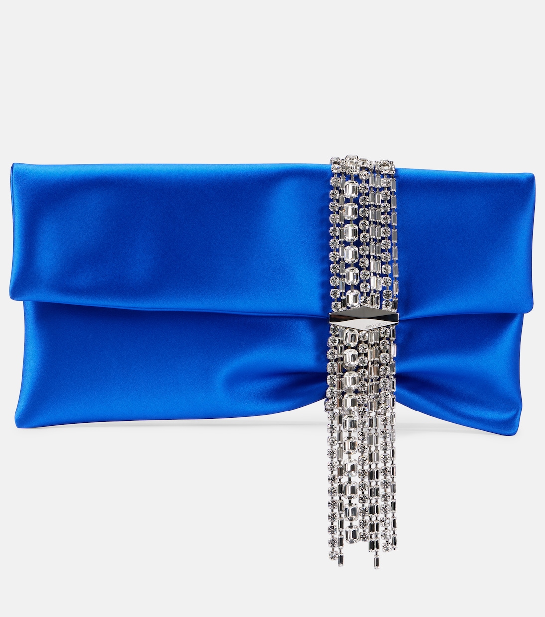 

Атласный клатч Zandra с декором Jimmy Choo, Royal Blue