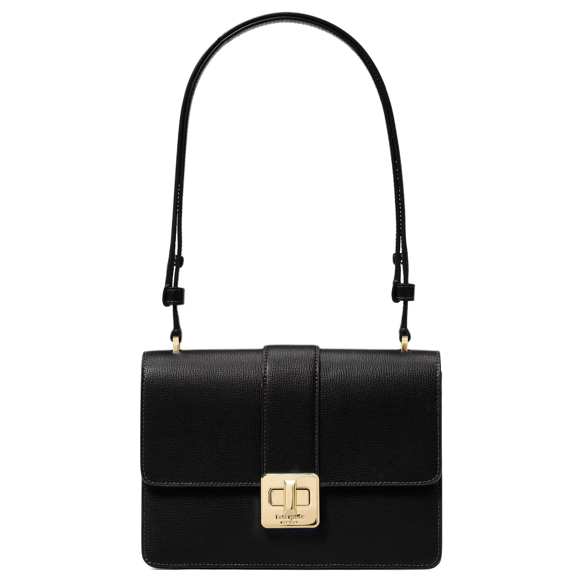 

Kate Spade Кожаная сумка через плечо маленького размера женская черная