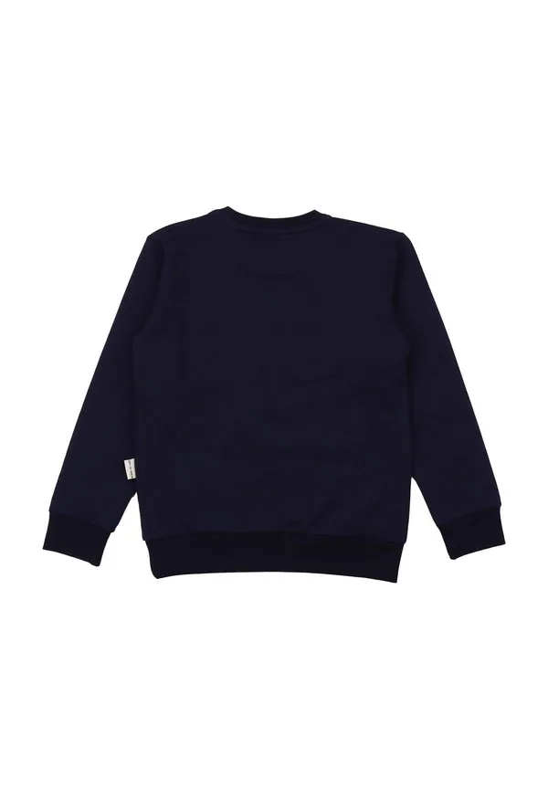 Толстовка с изображением тигров и леопардов Walkiddy, Dark Blue — фото 2