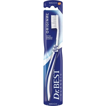 

Мягкая оригинальная зубная щетка Dr. Best помогает защитить десны Dr.Best