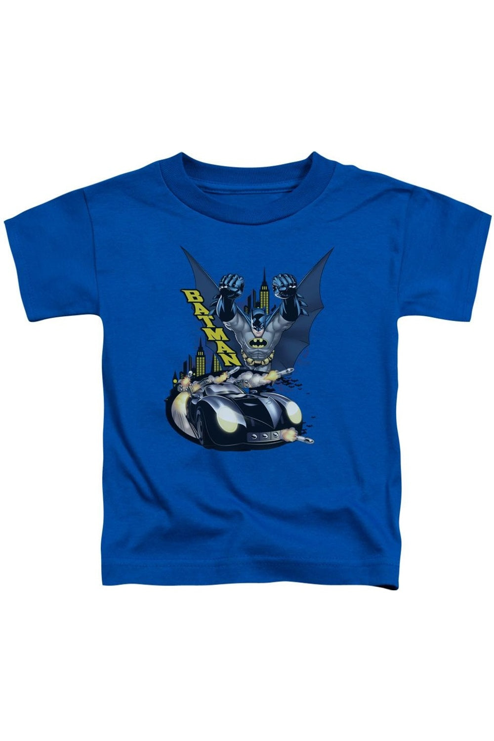 

Футболка с коротким рукавом Batman "По воздуху и по суше" для детей Gildan, синий