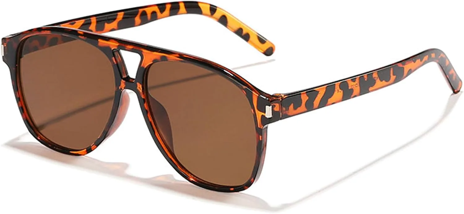 

Винтажные солнцезащитные очки-пилот с двойной перемычкой от Helena для женщин и мужчин, модные, в стиле 70-х, с градиентным переходом, для активного отдыха, C6