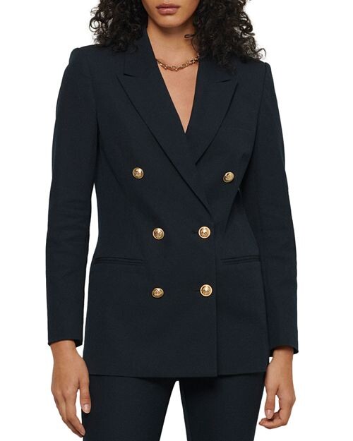 

Двубортный пиджак Walter Derek Lam 10 Crosby, цвет Blue