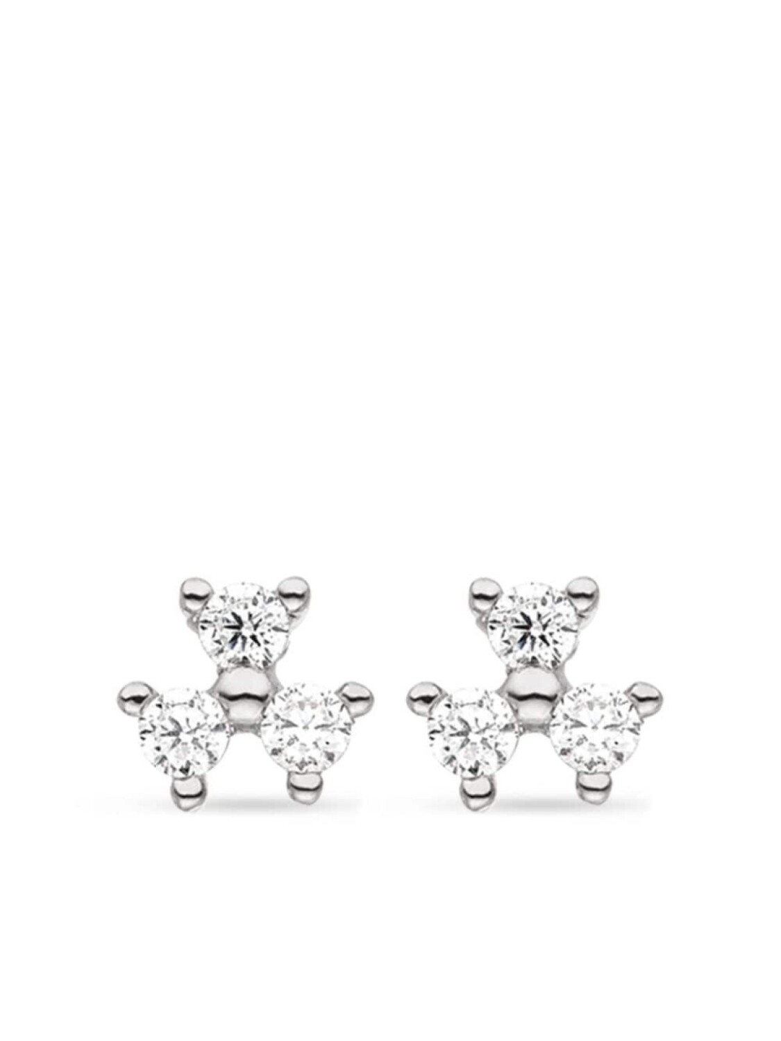 

Серьги-гвоздики Fleur из белого золота с бриллиантами VEYNOU, серебряный
