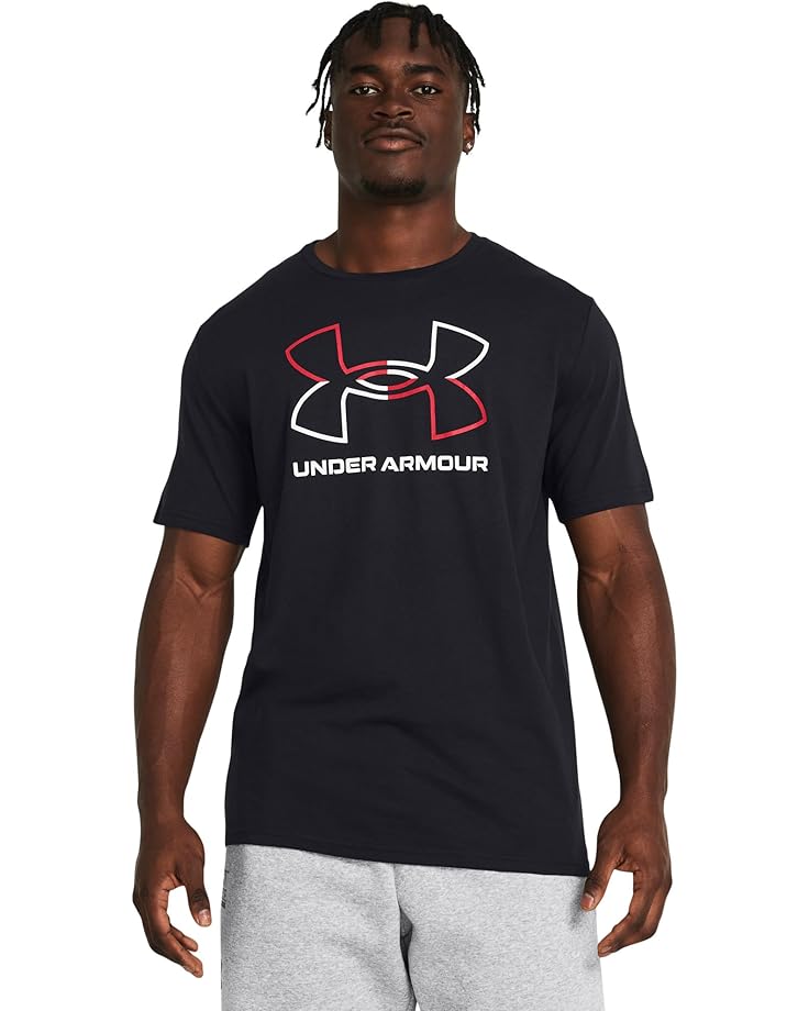 

Футболка Under Armour Global Foundation Short Sleeve T-Shirt, цвет Black/Red/White