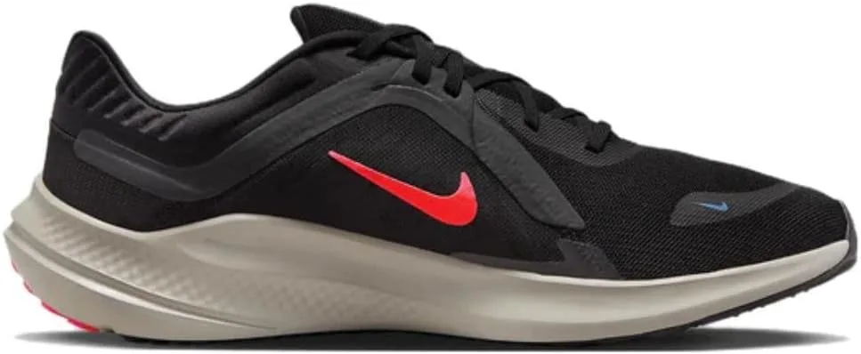 Мужские беговые кроссовки Nike Quest 5 DD0204, черный/малиновый — фото 3