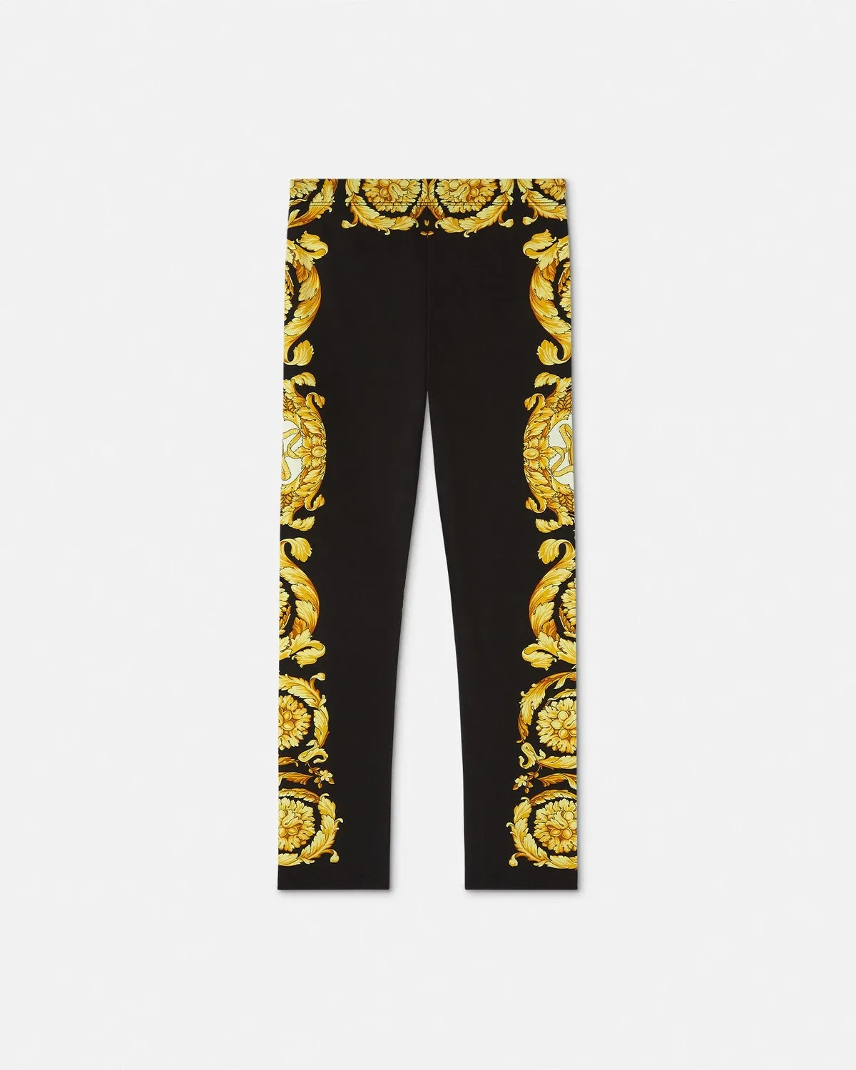 Детские леггинсы Barocco Foulard VERSACE, черный — фото 3