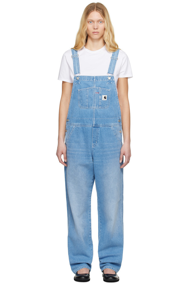 

Прямые джинсовые комбинезон с нагрудником Carhartt Work In Progress, синий