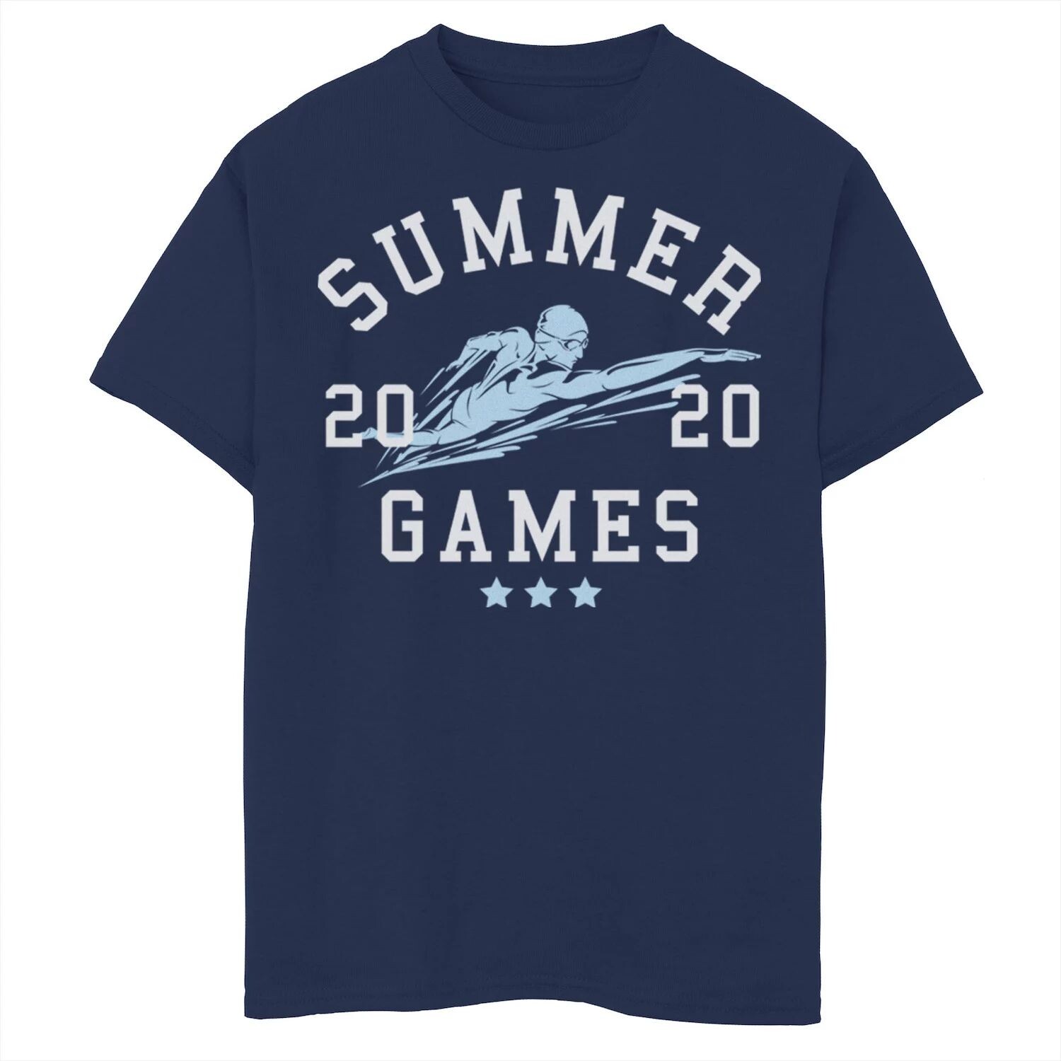 

Футболка с графическим рисунком для пловцов Fifth Sun Summer 2020 Games для мальчиков 8–20 лет Fifth Sun