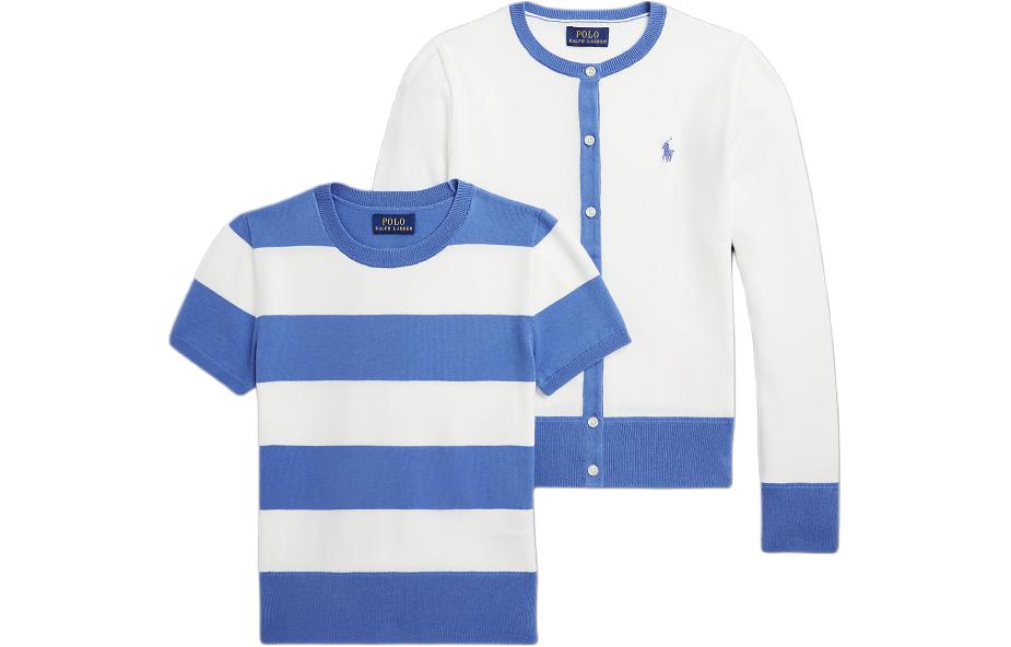 

Детская повседневная спортивная одежда ss24 Polo Ralph Lauren, белый