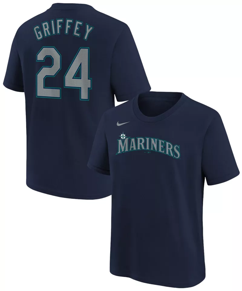 

Темно-синяя домашняя футболка Nike Youth Seattle Mariners Ken Griffey Jr. #24