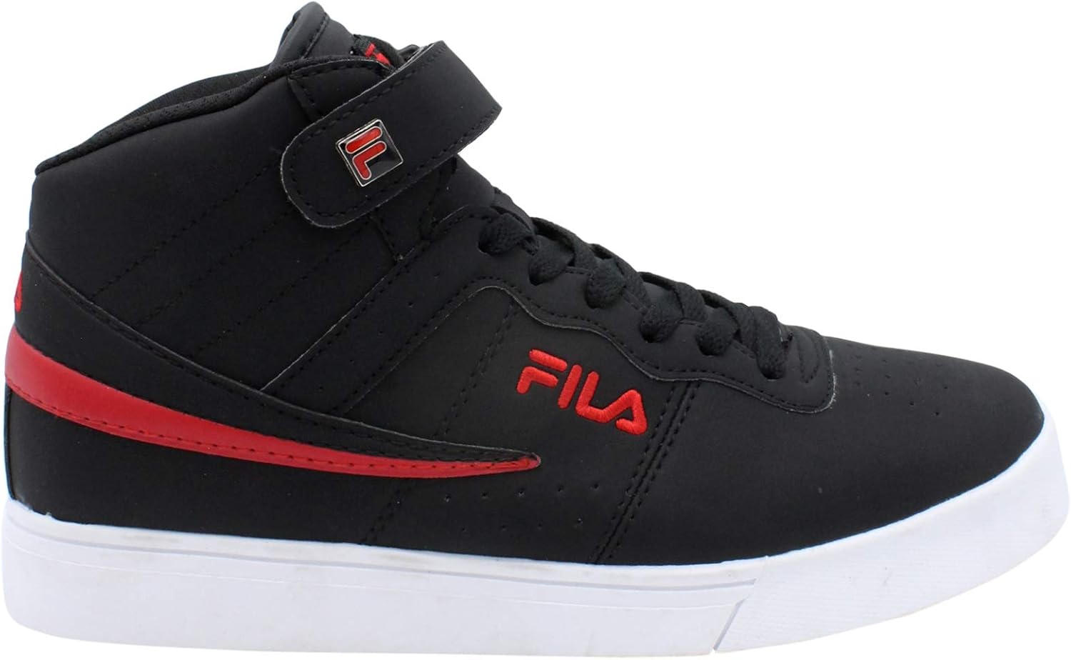 

Мужские кроссовки Fila Everyday Sport Athletic Casual высокие на шнуровке Vulc 13 Mid, белый/черный/красный