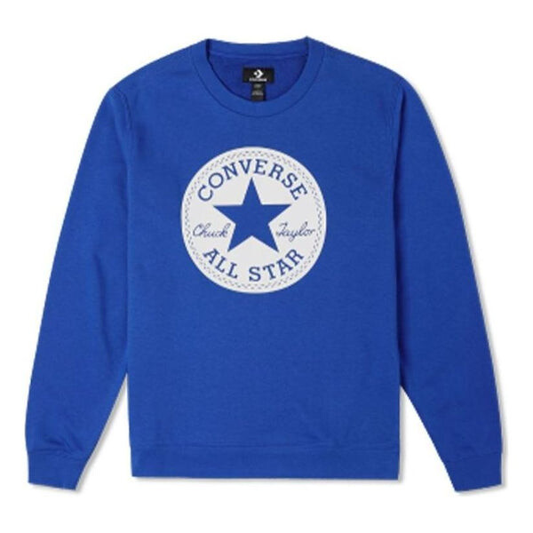 

Свитер go-to chuck taylor patch french terry crew sweatshirt 'blue' Converse, синий