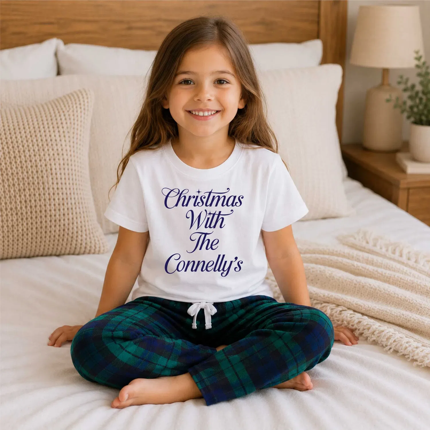 Пижама детская Christmas Pyjamas Matching 60 Second Makeover, зеленый — фото 2