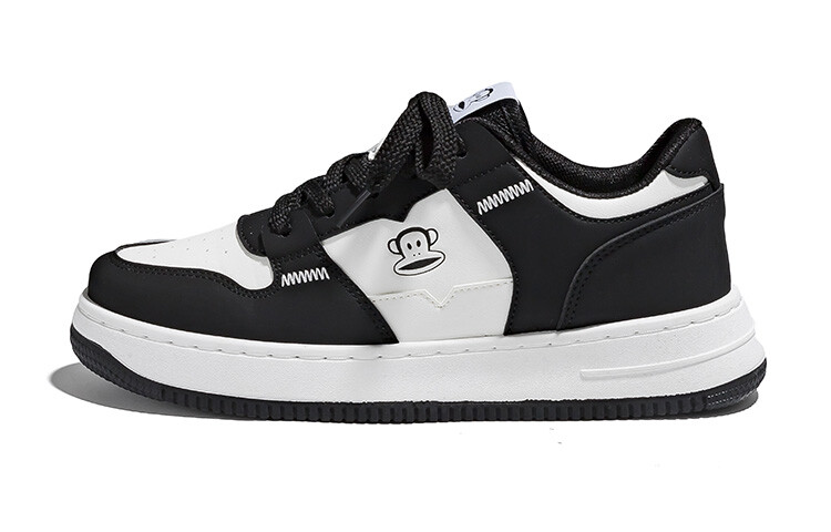 

Кроссовки paul frank Skateboarding Shoes Unisex Low-top Black, белый/черный