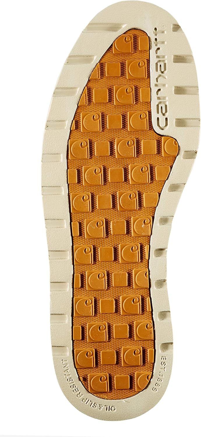 Carhartt мужские водонепроницаемые 6-дюймовые мокасины со стальным носком и клиновидной подошвой рабочие ботинки, Light Brown — фото 4