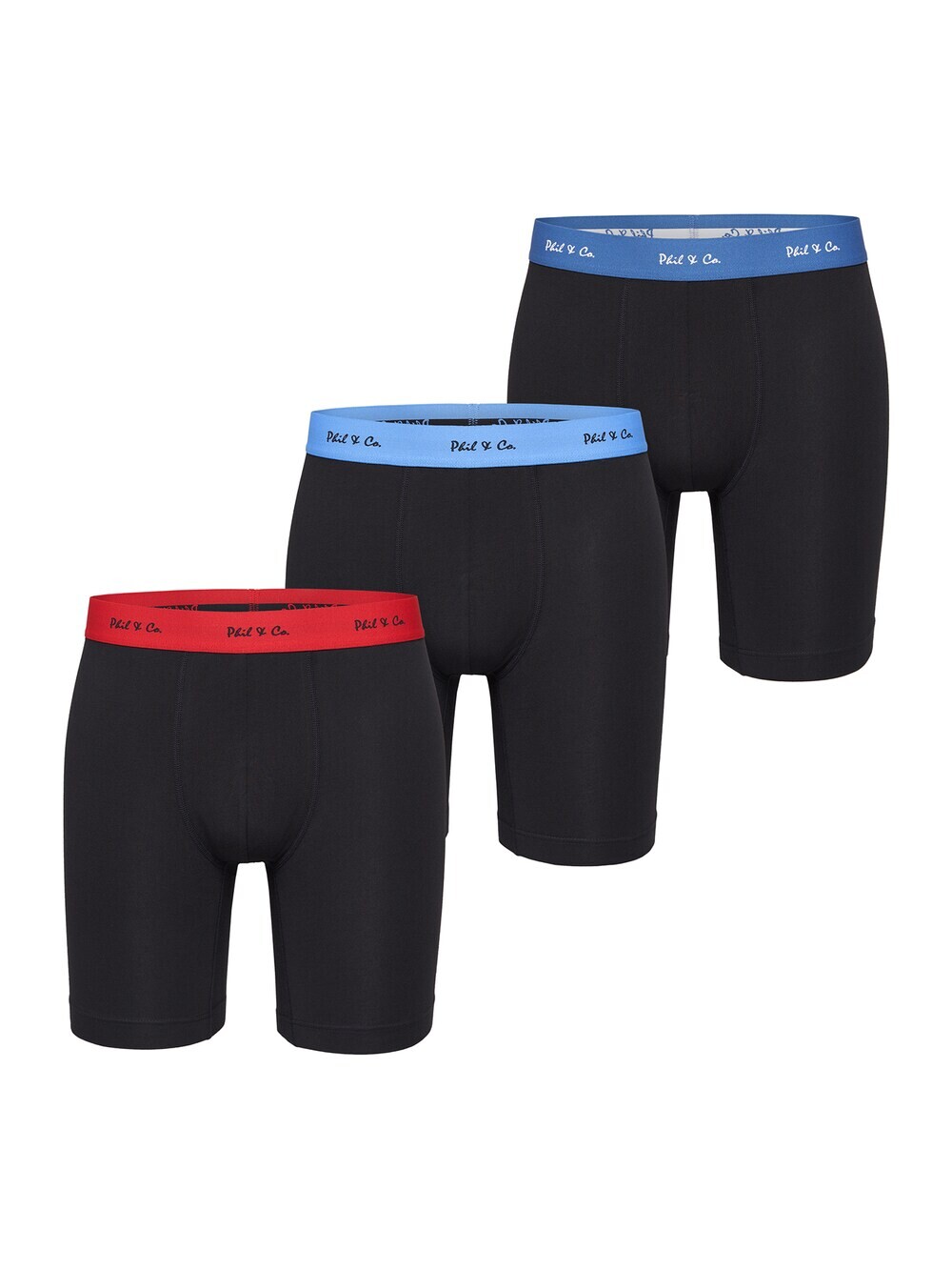 

Трусы боксеры Phil & Co. Berlin Jersey Long Boxer, черный