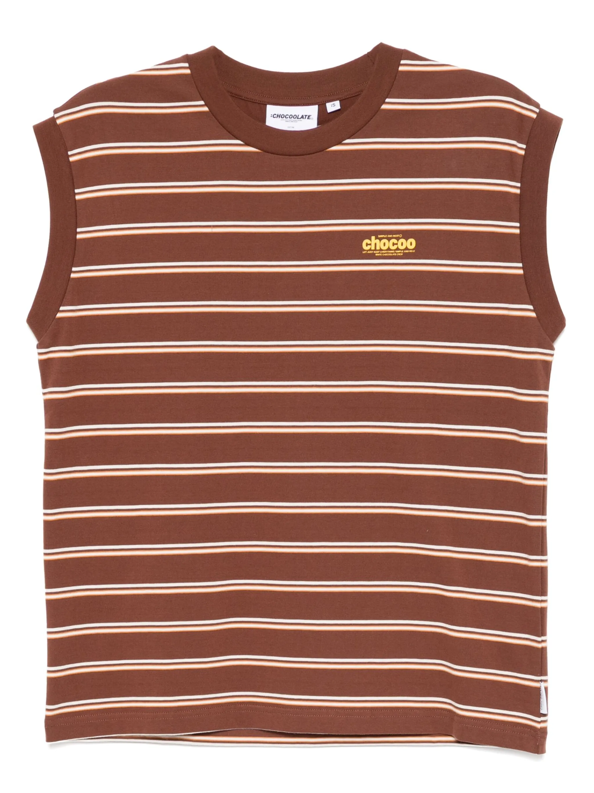 

Топ в полоску Chocoolate, коричневый